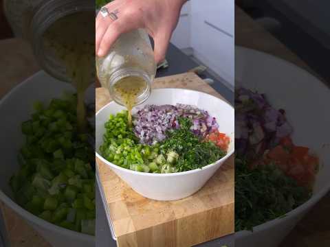 i make this salad every single week 🥗 viral chopped salad
