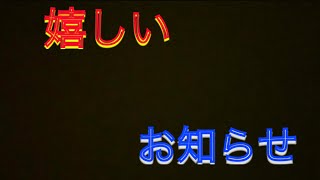 嬉しいお知らせ