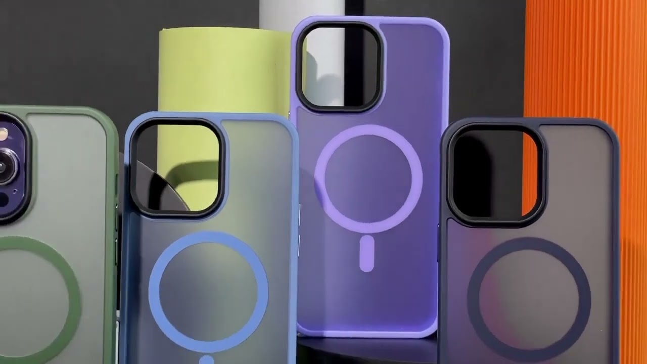 TPU+PC чохол Metal Buttons with MagSafe Colorful для Apple iPhone 15 Pro Max (6.7"), Зелений