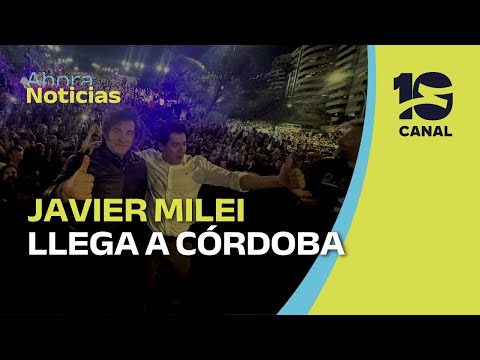 Javier Milei llega a Córdoba este martes: caminata, megáfono y convocatoria a los jóvenes