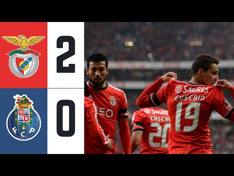 BENFICA 2 x 0 PORTO - 11 EUSÉBIOS (Campeonato Português 2013/14 #15 jornada)