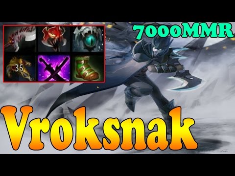 Dota 2 - Vroksnak 7000 MMR Plays Phantom Assassin Vol 1 - Ranked Match Gameplay!