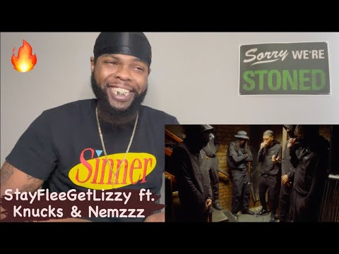 AMERICAN REACTS🔥 Stay Flee Get Lizzy ft. Knucks & Nemzz - No Refunds [Music Video] | GRM Daily