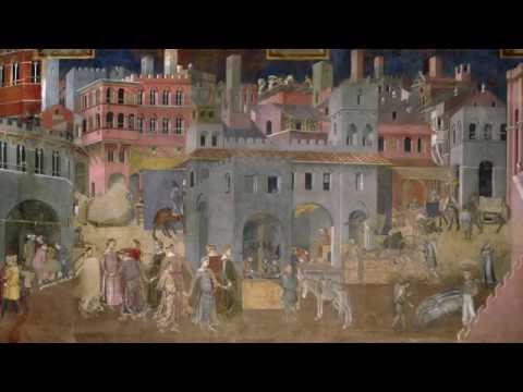 Ambrogio Lorenzetti, Palazzo Pubblico frescos: Allegory and effect of good and bad government
