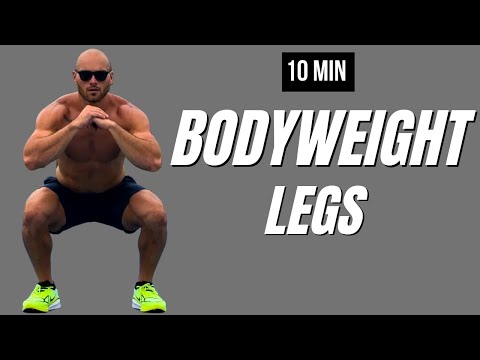 10 MIN INTENSE LEG WORKOUT (At Home No Equipment)  
