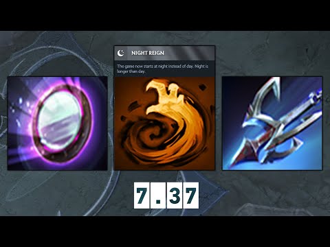 EPIC LATE GAME Mirror Shield + Harpoon Night Stalker DotA 2
