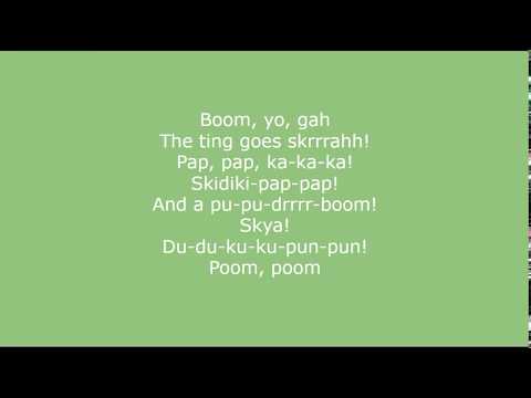Man's Not Hot   Big Shaq Lyrics //The Ting Goes Skrrah Lyric