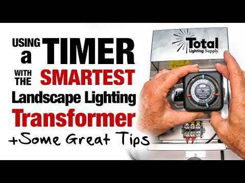Using a Timer with the Smartest LED Low Voltage Landscape Lighting Transformer