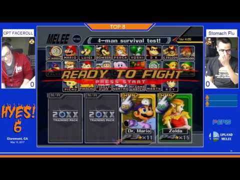 HYES! 6 WF - Captain Faceroll (Sheik) vs Stomach Flu (Doc)