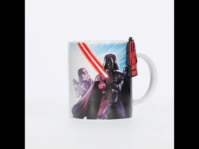 Vídeo relacionado con La Huella Taza y llavero personalizados Guerra de las Galaxias - Stormtrooper café. ¡¡Que la espuma te acompañe!!