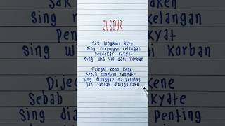 Download lagu Gusdur · Denny Caknan ft Dhalang Poer · Lyrics mp3