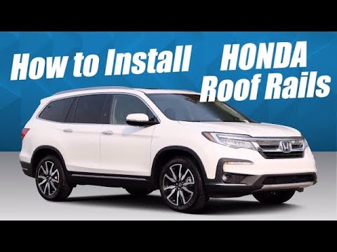 How to Install Honda Pilot Roof Rails 2016-2022  #hondapilot