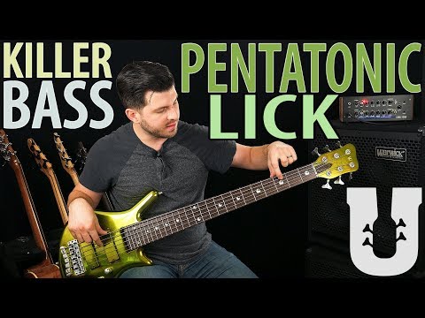 Killer Pentatonic Bass Lick - Online Bass Lessons