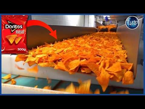 How DORITOS Are Made in Factories – The World's Best-Selling Snack - The Invention of Nachos
