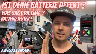 Batterie prüfen mit dem Kingbolen BM560 // Batterietester