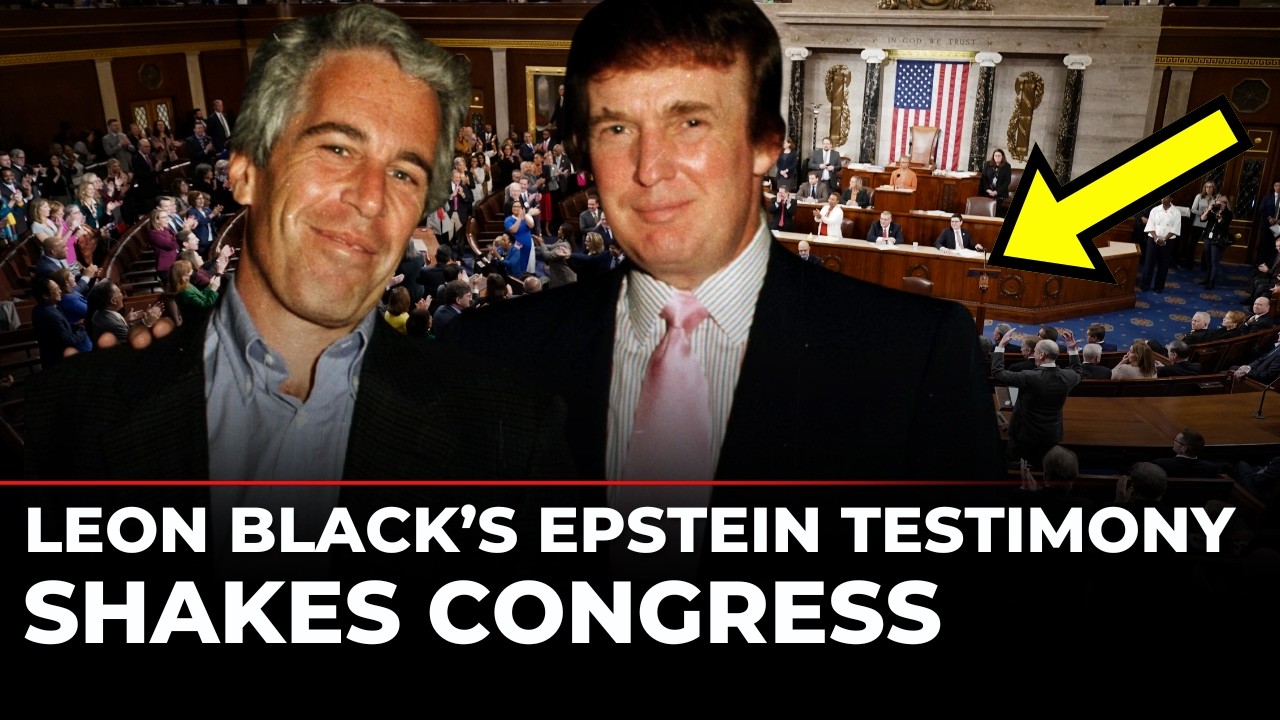 Epstein Files Testimony LIVE: Lawmakers Force Leon Black To Reveal Epstein Files Secret | Trump