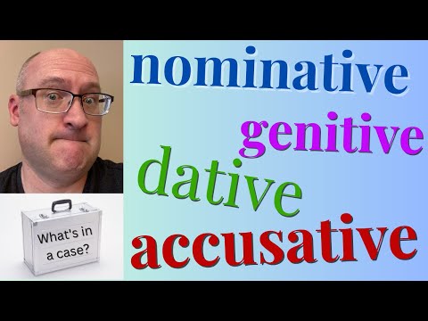 INTRODUCTION TO GERMAN CASES: nominative, accusative, dative, and genitive