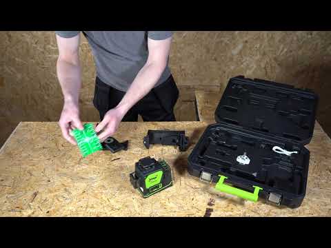 Imex LX3DG Green Beam Cross Line Laser Level 360 Degree Multi Line Laser