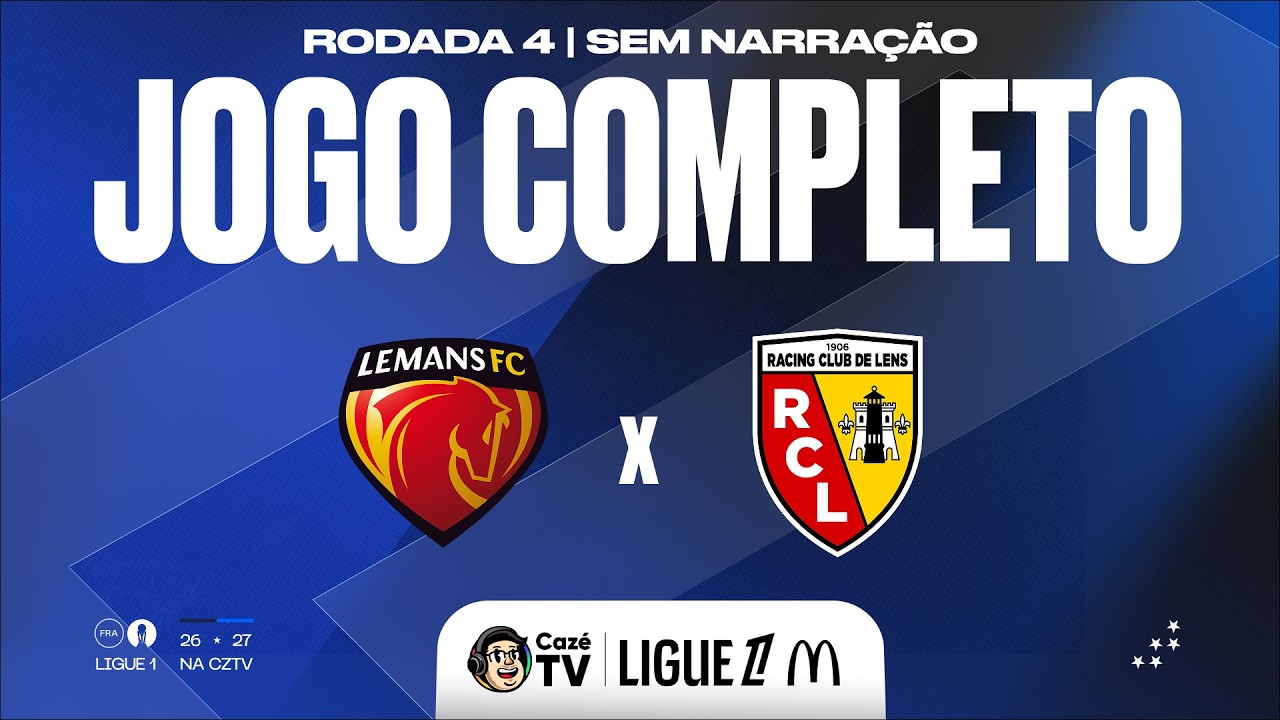 JOGO COMPLETO (SOM AMBIENTE): LE MANS X LENS | LIGUE 1 26/27 | 4ª RODADA