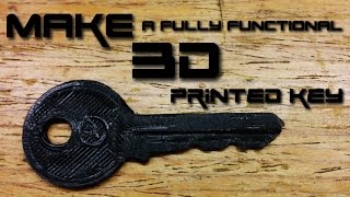 How to make a 3D printed key
