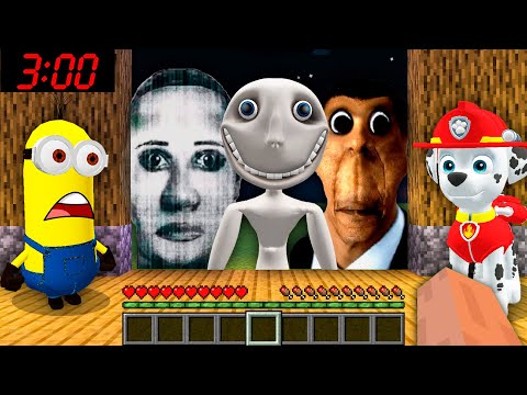 We Found Obunga, Selene Delgado Nextbot and Man From the Window at 3:00 AM - minions in minecraft