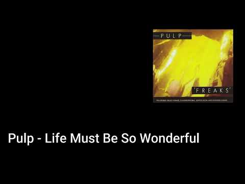 Life Must Be So Wonderful - Pulp
