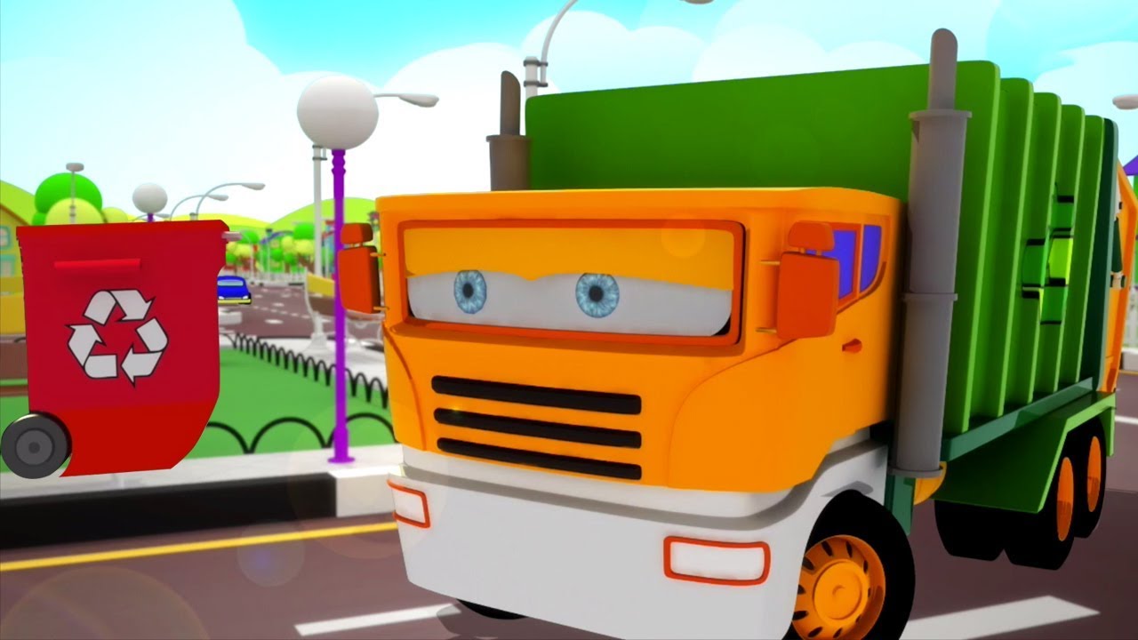 caminhão de lixo | desenho animado | desenho infantil | Vídeo para crianças | Garbage Truck
