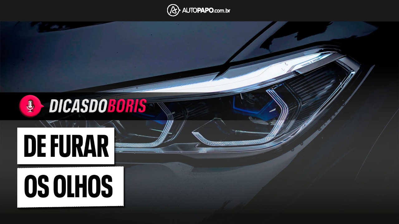 FAROL A LASER DA BMW ENXERGA LONGE, MAS SE QUEBRAR…