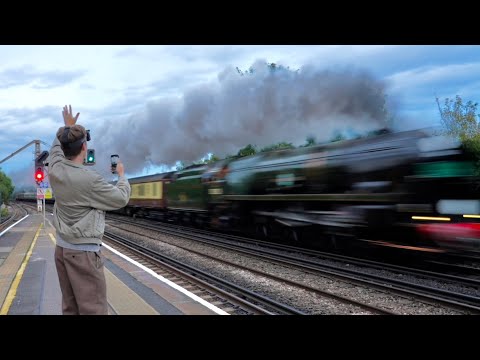 The 105mph Green Machine: Chasing Trains