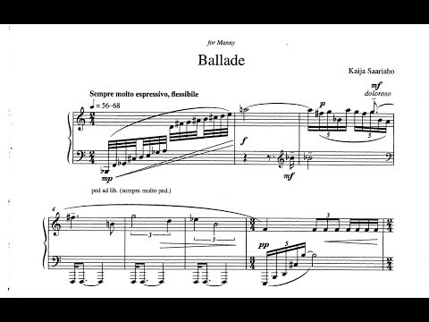 Kaija Saariaho - Ballade (2005)