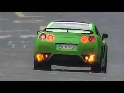 EXHAUST FLAMES Compilation! Cars Shooting Flames at the Nürburgring Nordschleife