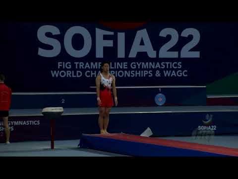 KUSAGAYA Takeshi (JPN) M - 2022 Trampoline Worlds, Sofia (BUL) - Q Tumbling Exercise 1