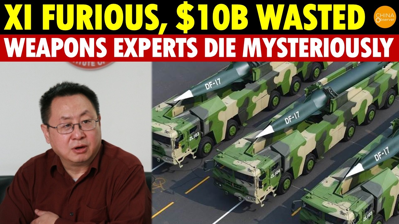 China Wastes Hundreds of Billions on Hypersonic Weapons! Xi Furious, Experts Made Him Look Foolish