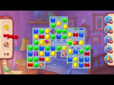 Homescapes Level 1267 - 15 Moves - No Boosters