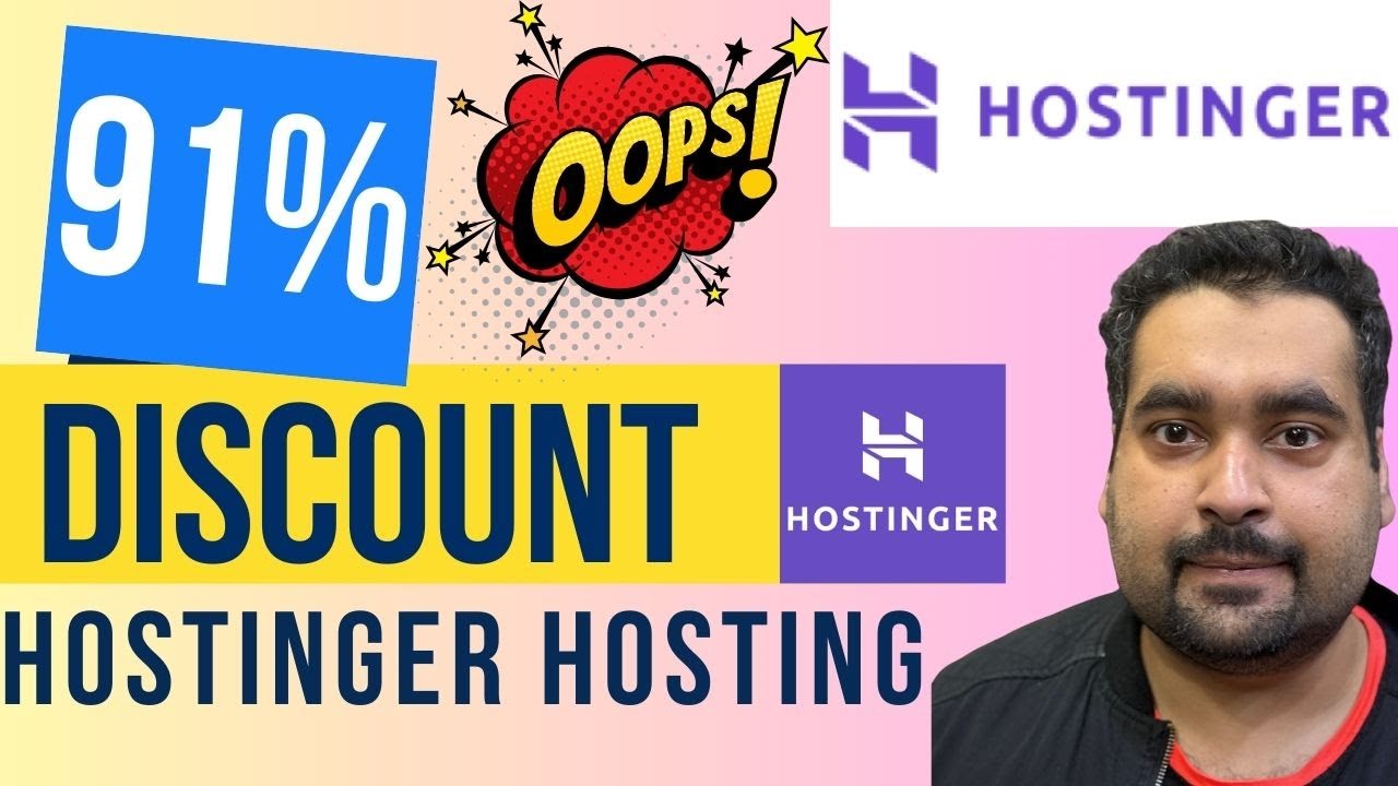 Buy Hostinger Hosting 2025 - 91% Coupon Code Discount For Hostinger