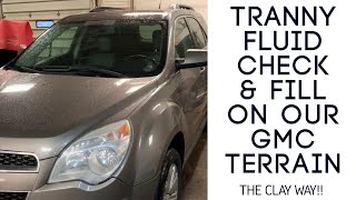 How to check and fill your transmission fluid on your Chevy equinox