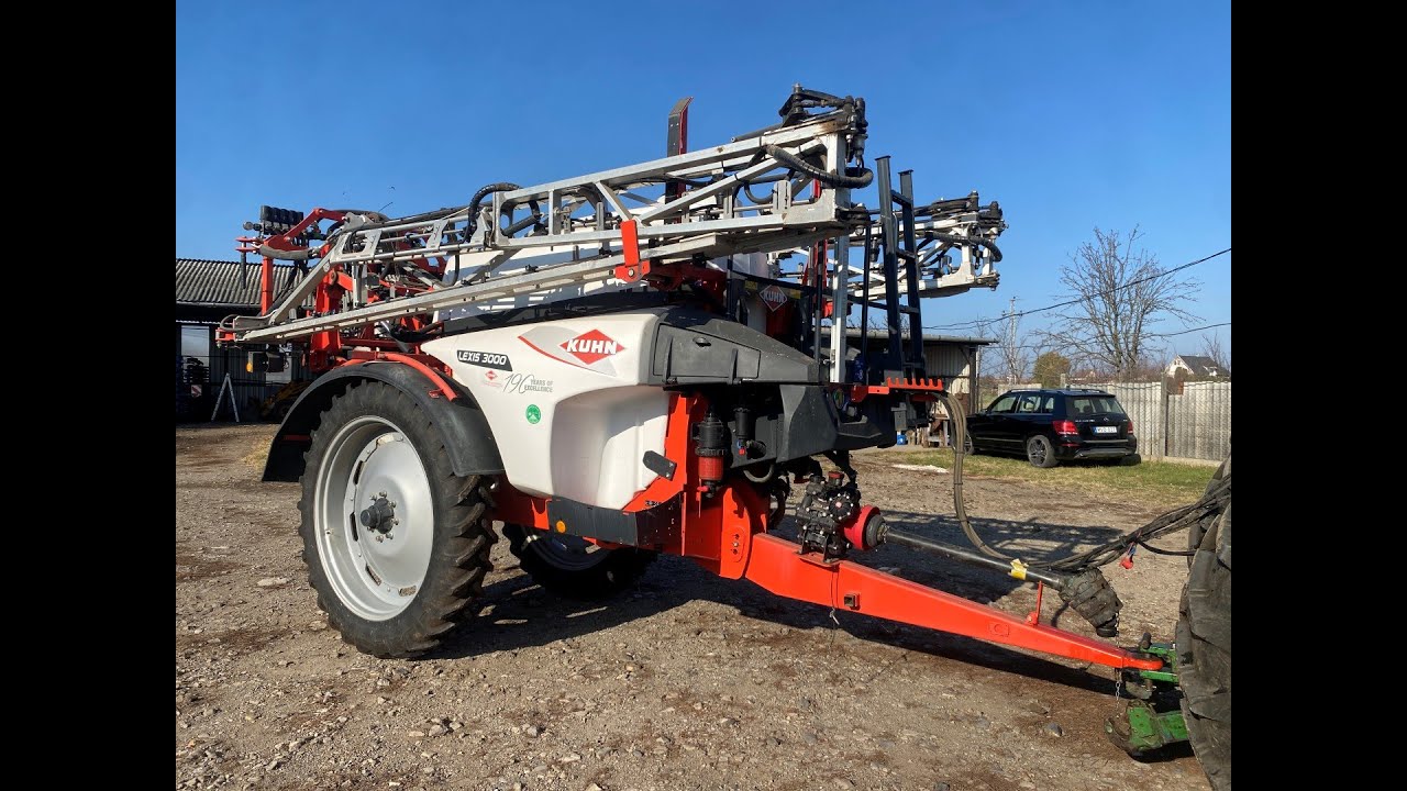 Kuhn Lexis 3000 permetező automata szakaszolással