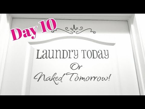 VLOGMas 10 • Laundry Today Or Naked Tomorrow | TheMrsTee