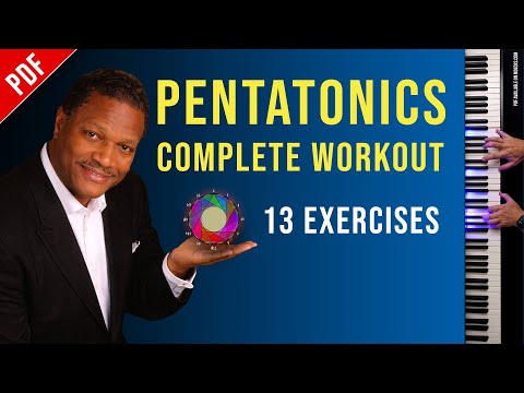 🎹 Pentatonic Scale Patterns Workout using Tessitura Pro Scales