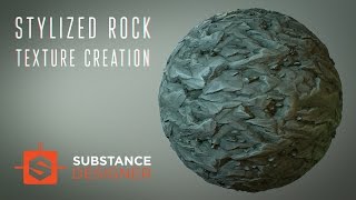Stylized Rock material creation | Substance Designer