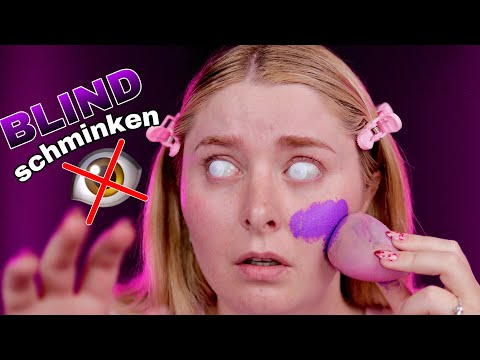 Help 😰 I put on makeup without seeing anything 🫣