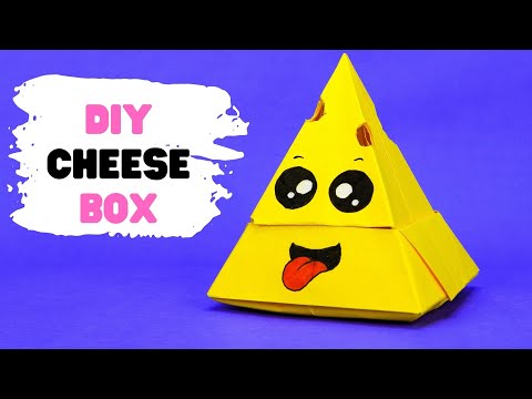 How to make origami PYRAMID BOX [easy origami]