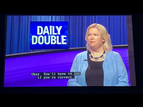 Jeopardy, Mattea Roach DAY 23 - $2,000 instead of $2,200 wager 1st Daily Double…🤨🤦🏻‍♂️ (5/5/22)