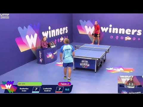 WINners CUP table 2  10.09  Rudenko Ivan - Lushchik Andrei 13:30