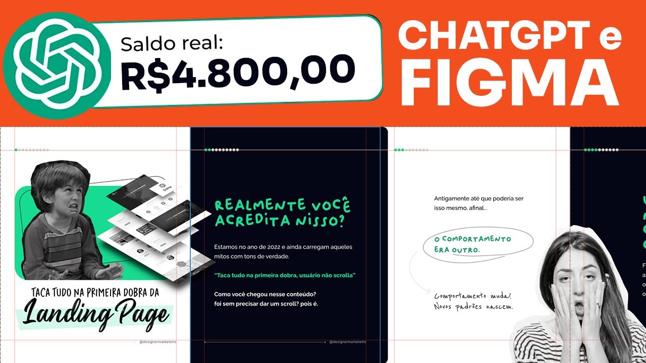 Como fazer R$ 4.800,00 POR MÊS criando CARROSSEL com FIGMA e ChatGPT | Inteligência Artificial