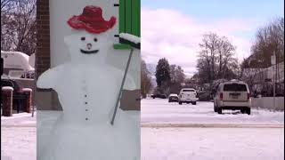 Schneemann bauen im Jahre 2020 a. Chr.