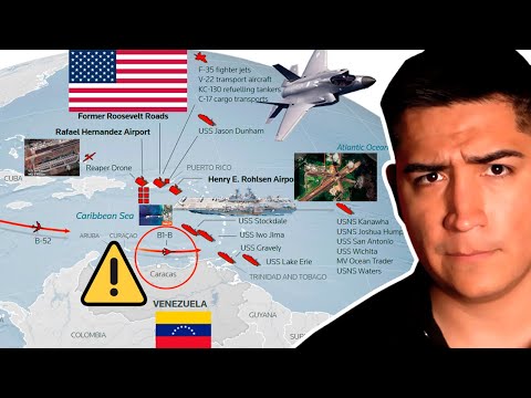 ⚠️ EXTREMELY TENSE situation in the Caribbean 🌎 | 🇺🇸 USA vs 🇻🇪 Venezuela 🛰️ Satellite Images