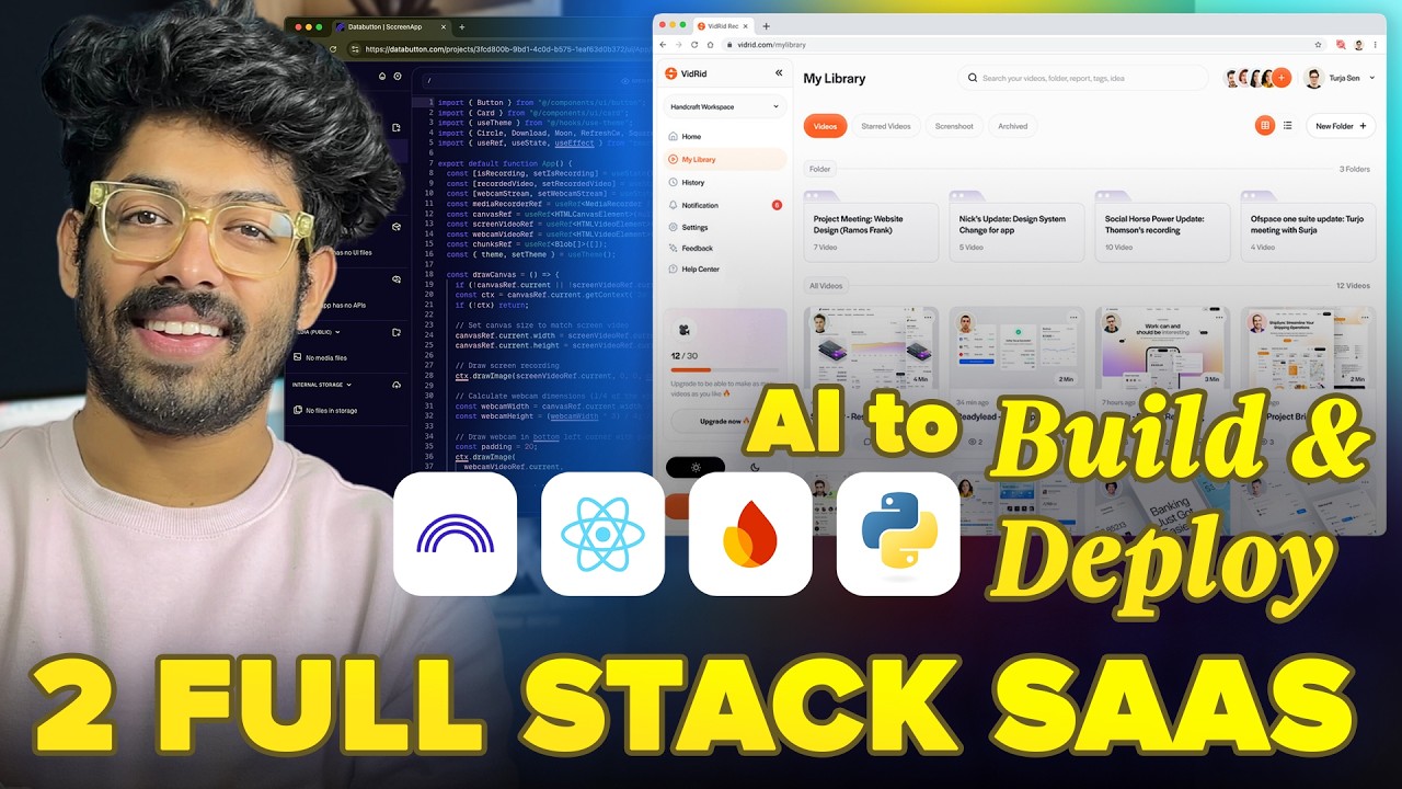 This AI Coded 2 Full Stack Apps in 30 Minutes | New v0 & Bolt.new Killer? Meet Databutton