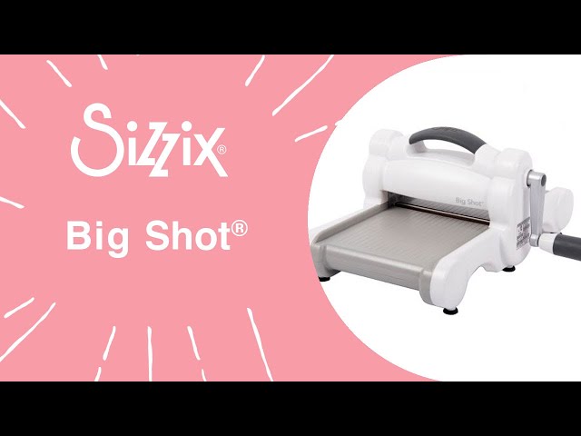 Sizzix Big Shot Plus 660340 Manual Die Cutting & Embossing Machine for Arts  & Crafts, Scrapbooking & Cardmaking, 9” Opening