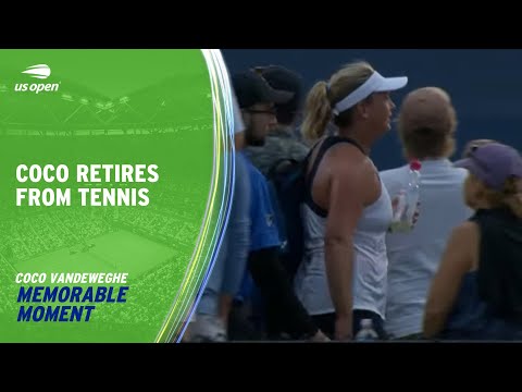 CoCo Vandeweghe Walks Off Court for Final Time | 2023 US Open
